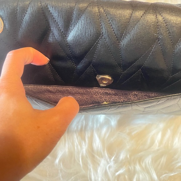 NINA RICCI QUILTED 2way BAG EUC - Picture 10 of 12